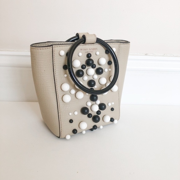 [Henri Bendel] Marquee Ring Micro Tote - Beige - Picture 2 of 4